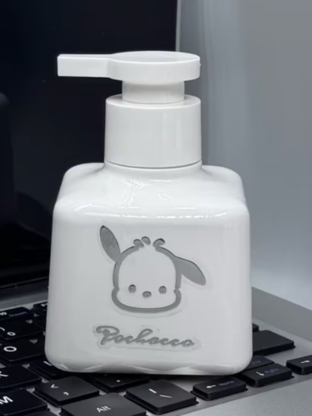 2746 Pochacco Small Hand Soap / Lotion Dispenser • Kawaii Sanrio Home Decor